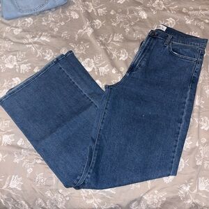 Just Black Denim - Classic Blue Denim Wide Leg Jeans